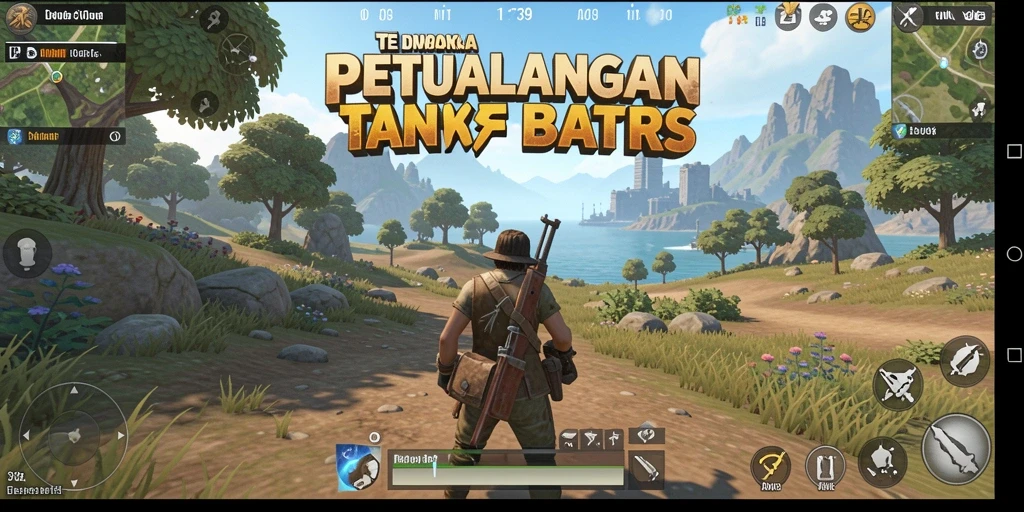 Menggambarkan aksi petualangan dalam dunia terbuka di 2739.