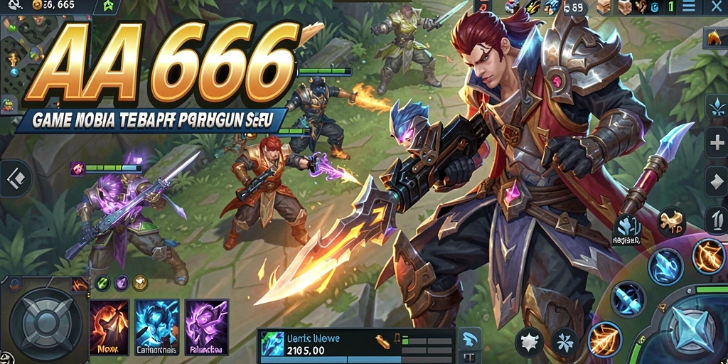 Tampilan gameplay AA666 dengan aksi seru dan strategi tim.