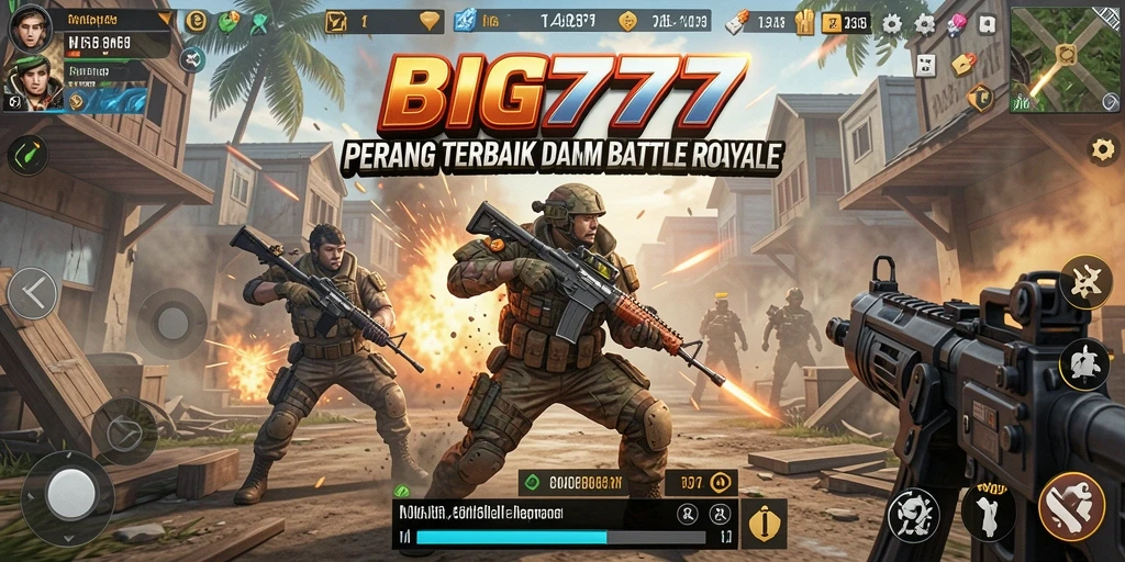 Gameplay Battle Royale yang seru dan intens di BIG777.