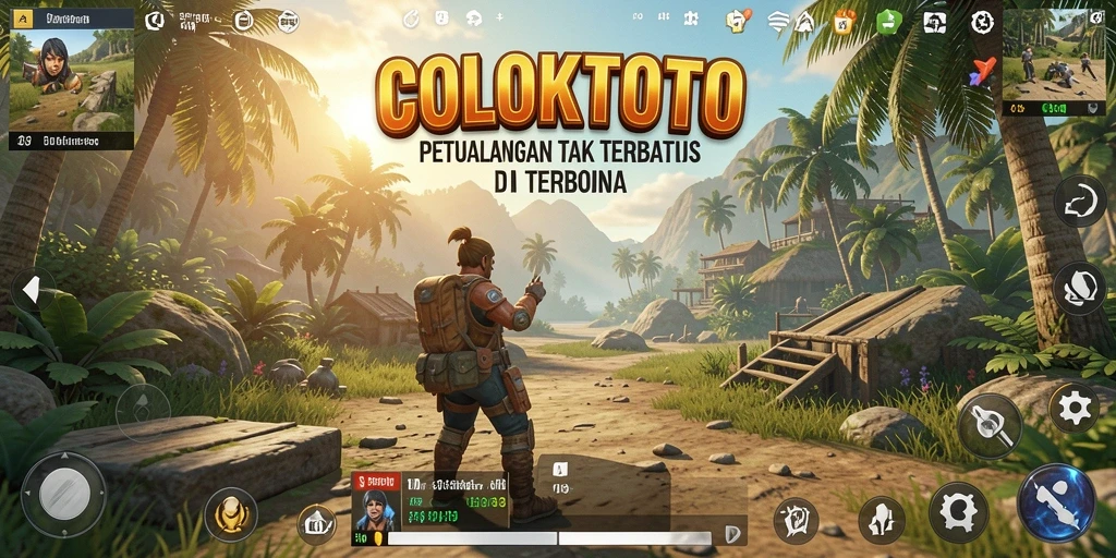 Screenshot menunjukkan aksi seru dalam dunia terbuka COLOKTOTO.