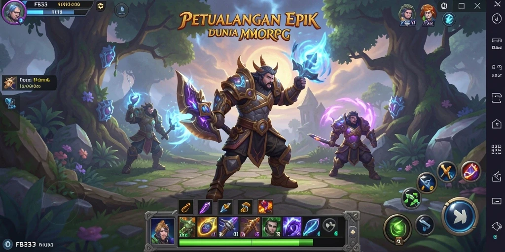 Gameplay FB333 yang menarik dan memikat dalam dunia MMORPG.
