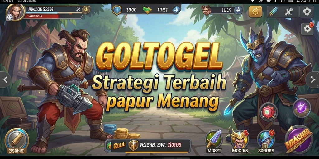 Tampilan gameplay GOLTOGEL yang menantang dan menarik.