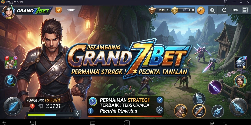 Tampilan seru gameplay strategi dalam GRAND77BET.