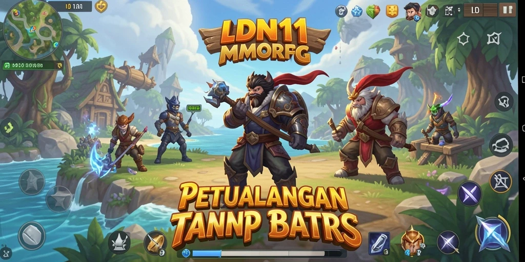 Tampilan gameplay LDN11 yang mendebarkan dalam petualangan MMORPG.
