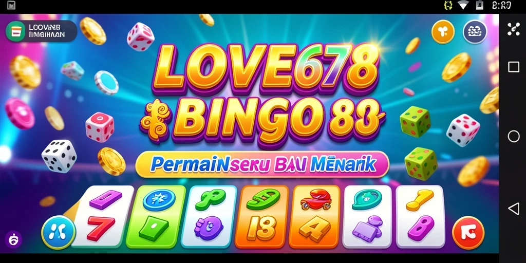 Tampilan gameplay Bingo yang mengasyikkan di LOVE678.