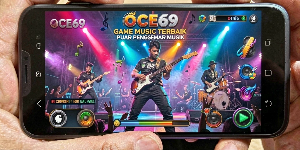 Tampilan gameplay interaktif OCE69 yang mengasyikkan dan penuh warna.