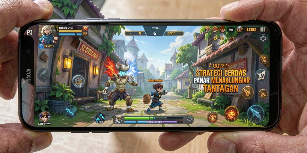 Screenshot gameplay QQ222 menampilkan aksi strategi yang mendebarkan.