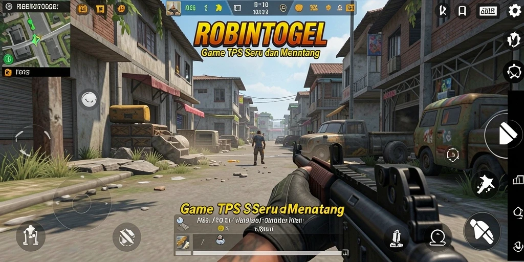 Tampilan gameplay seru dari ROBINTOGEL yang penuh aksi.