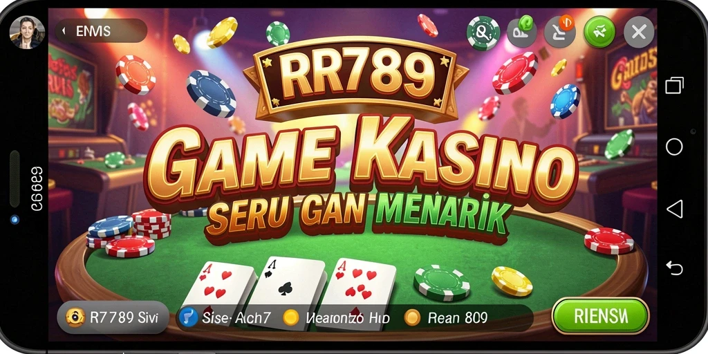 Tampilan gameplay Kasino yang menarik dan interaktif di RR789.