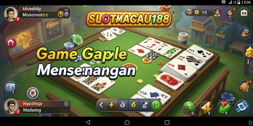 Gameplay seru SLOTMACAU188 dalam permainan Gaple.